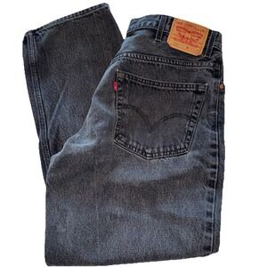 Levi Men's 550 Relaxed Fit Jeans 38x30Black Y2K Vintage